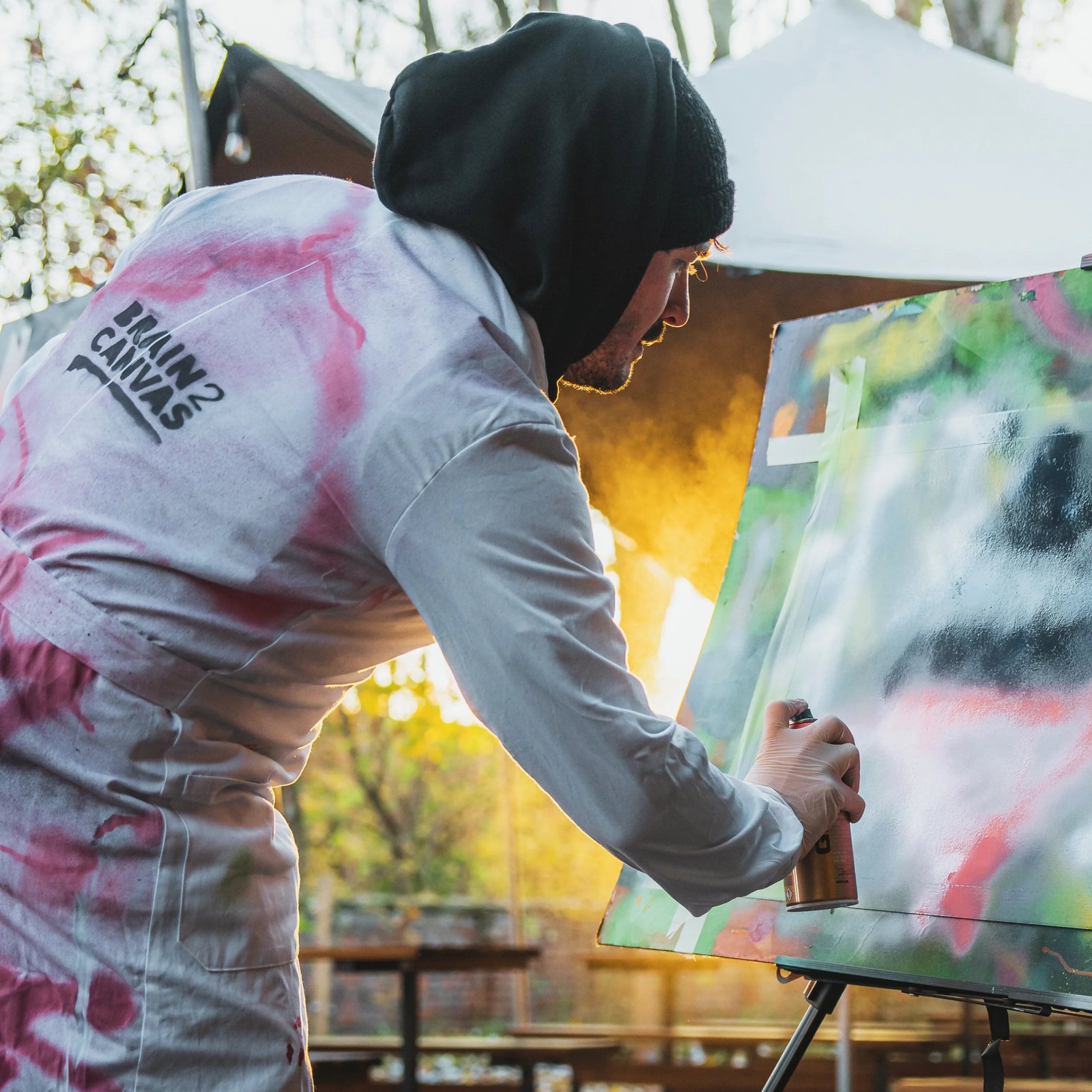 Graffiti workshop Paint the Bus at Wellenwerk